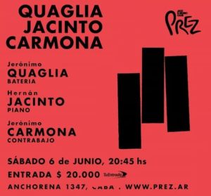 QUAGLIA – JACINTO – CARMONA