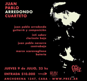 JUAN PABLO ARREDONDO CUARTETO