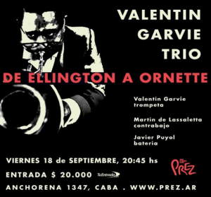 VALENTIN GARVIE TRIO – DE ELLINGTON A ORNETTE