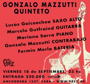 GONZALO MAZZUTTI QUITNTETO